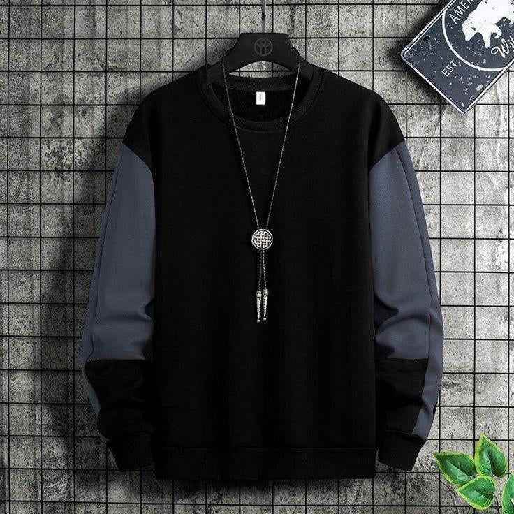 Mens color block hippop style sweatshirt - The Divine Shop