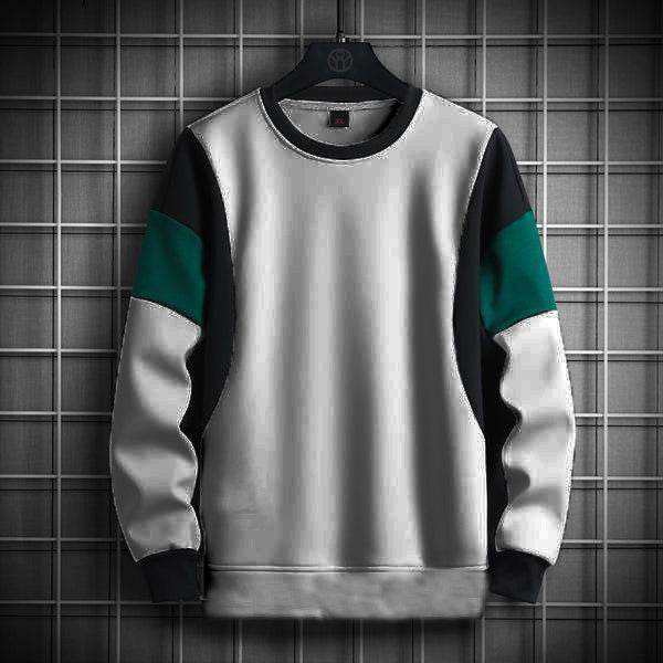 Manfinity contrass color block sweatshirt perfect blend - The Divine Shop
