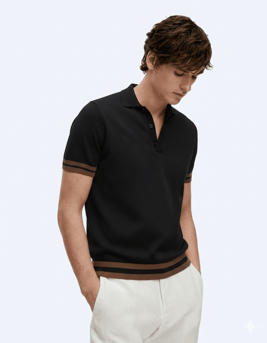 Classic Fit Half Sleeves Polo T-Shirt for Men - The Divine Shop