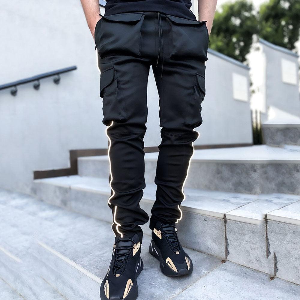 Hip Hop Mens Cargo Pants (Black ) - Premium Trouser from The Divine Shop - Just Rs.2250! Shop now at The Divine Shop