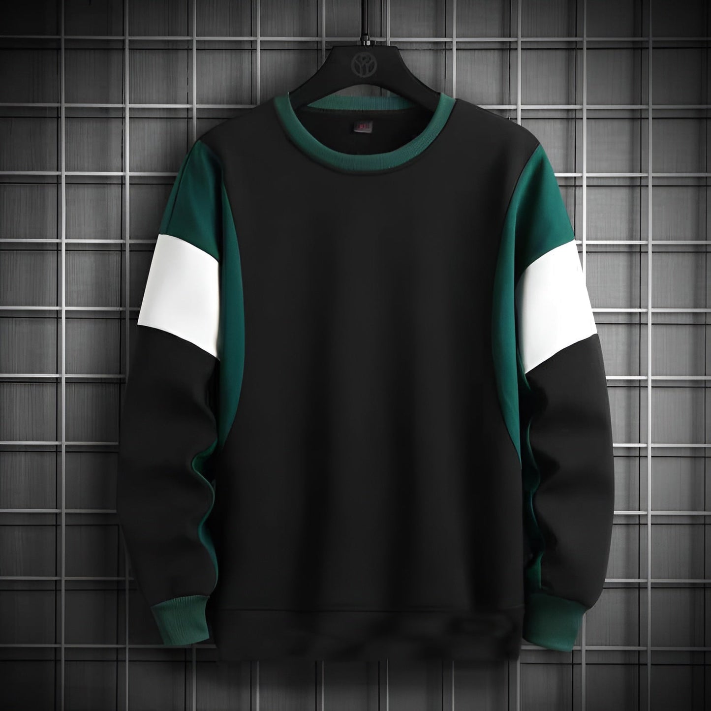 Manfinity contrass color block sweatshirt perfect blend - Premium Sweatshirts from The Divine Shop - Just Rs.2499! Shop now at The Divine Shop