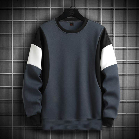 Manfinity contrass color block sweatshirt perfect blend - The Divine Shop