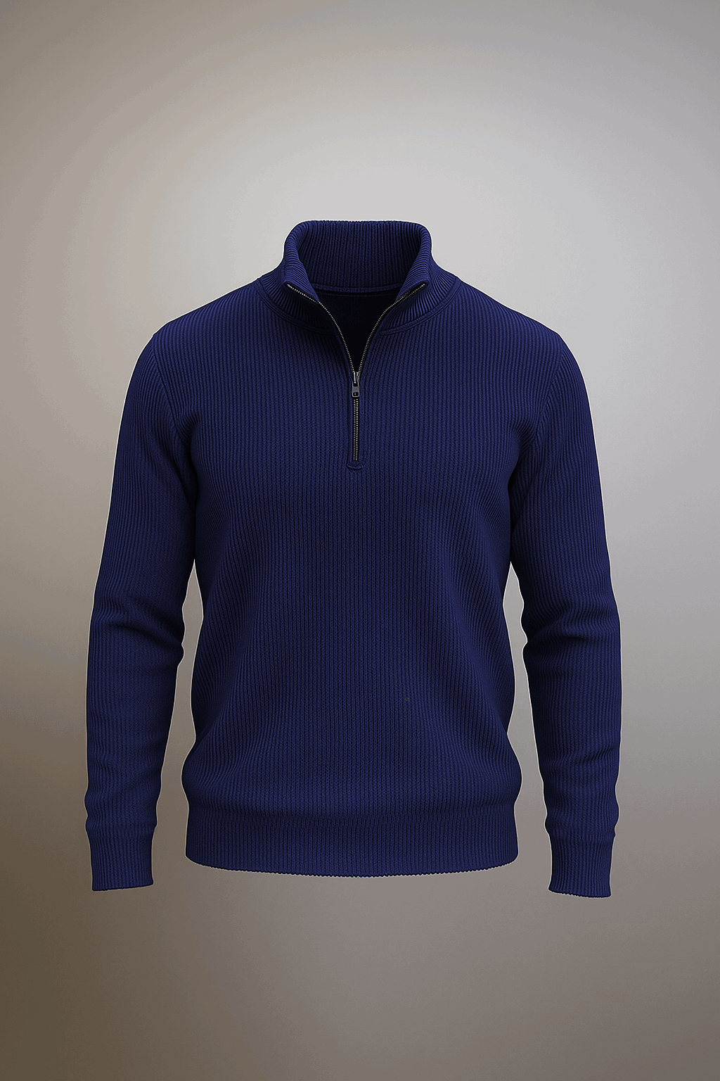 Mens half zipper knitted long sleeves shirts - Premium Sweatshirts from The Divine Shop - Just Rs.1899! Shop now at The Divine Shop