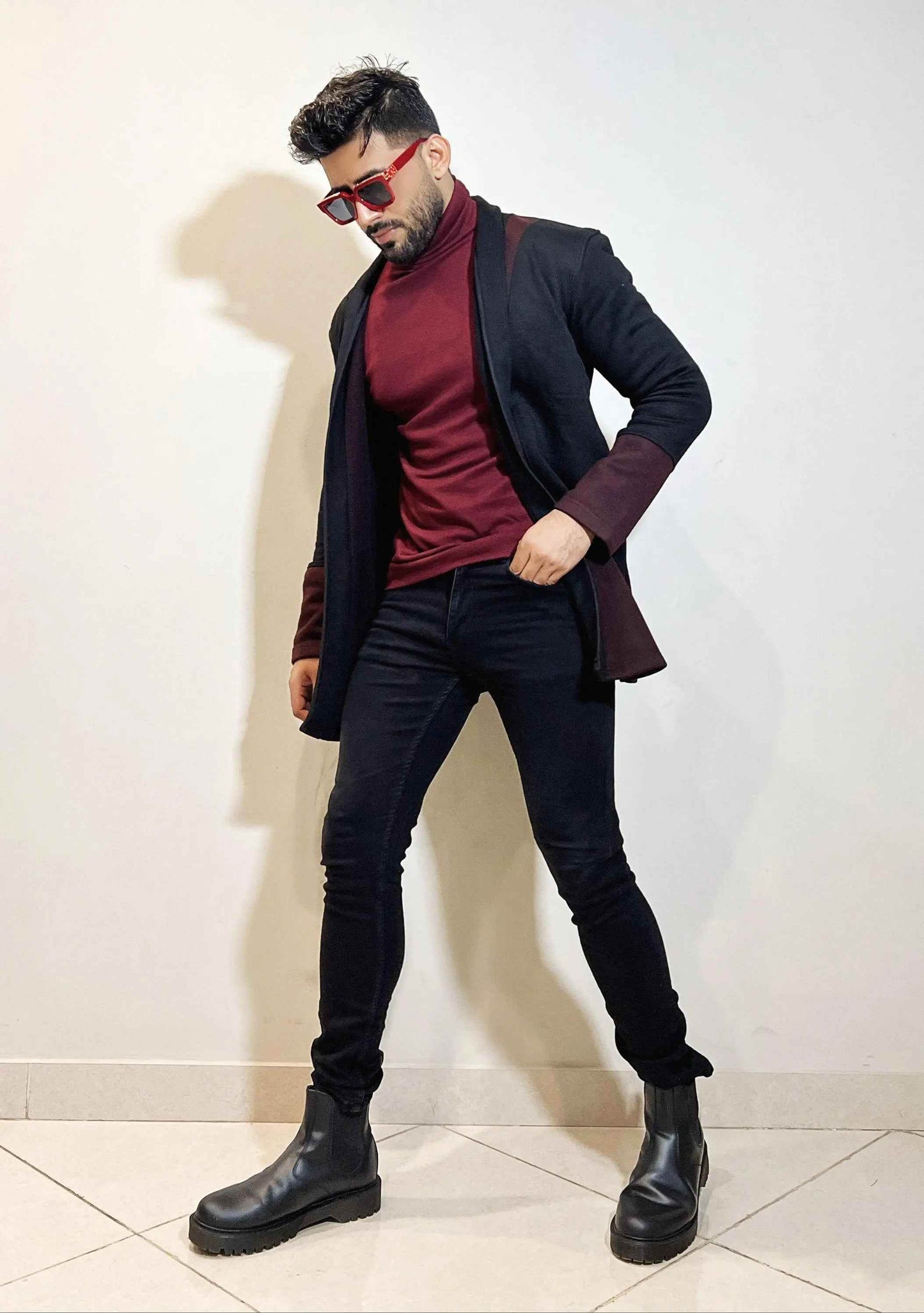Mens turkish style contras fashion - The Divine Shop