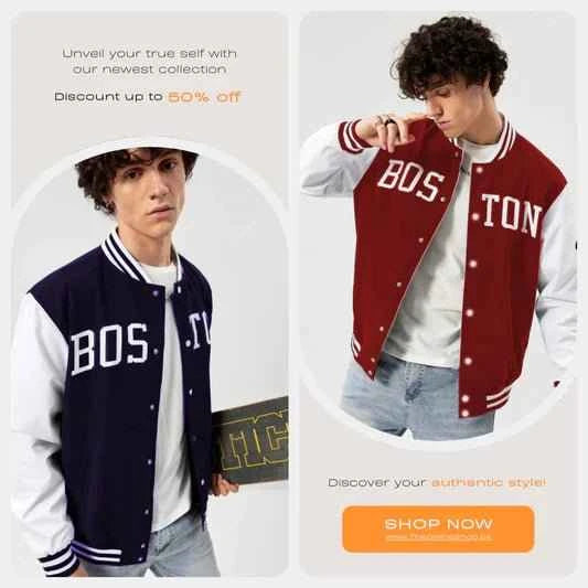Surprise Box Varsity Baseball Jacket – Stylish & Functional by The Divine Shop