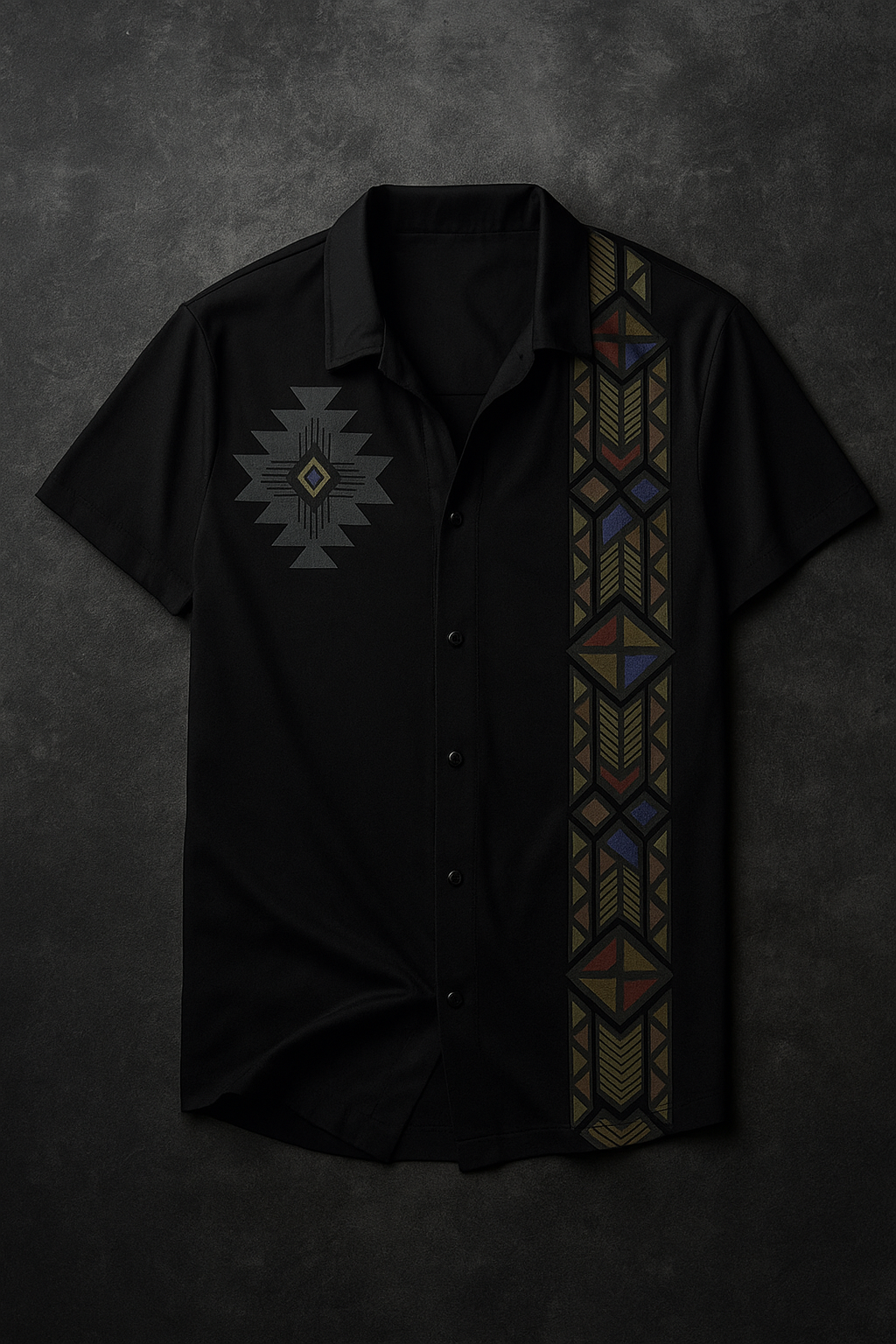 Indiano Craft Printed Button Down Shirt