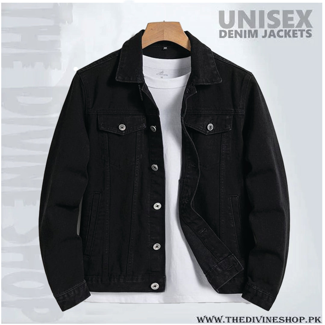 Export Quality Black Denim JacketDenim jacketThe Divine ShopExport Qua