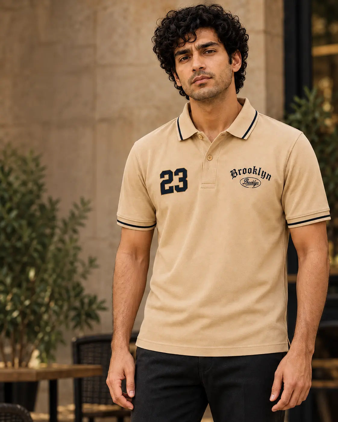 Brooklyn Beige Polo