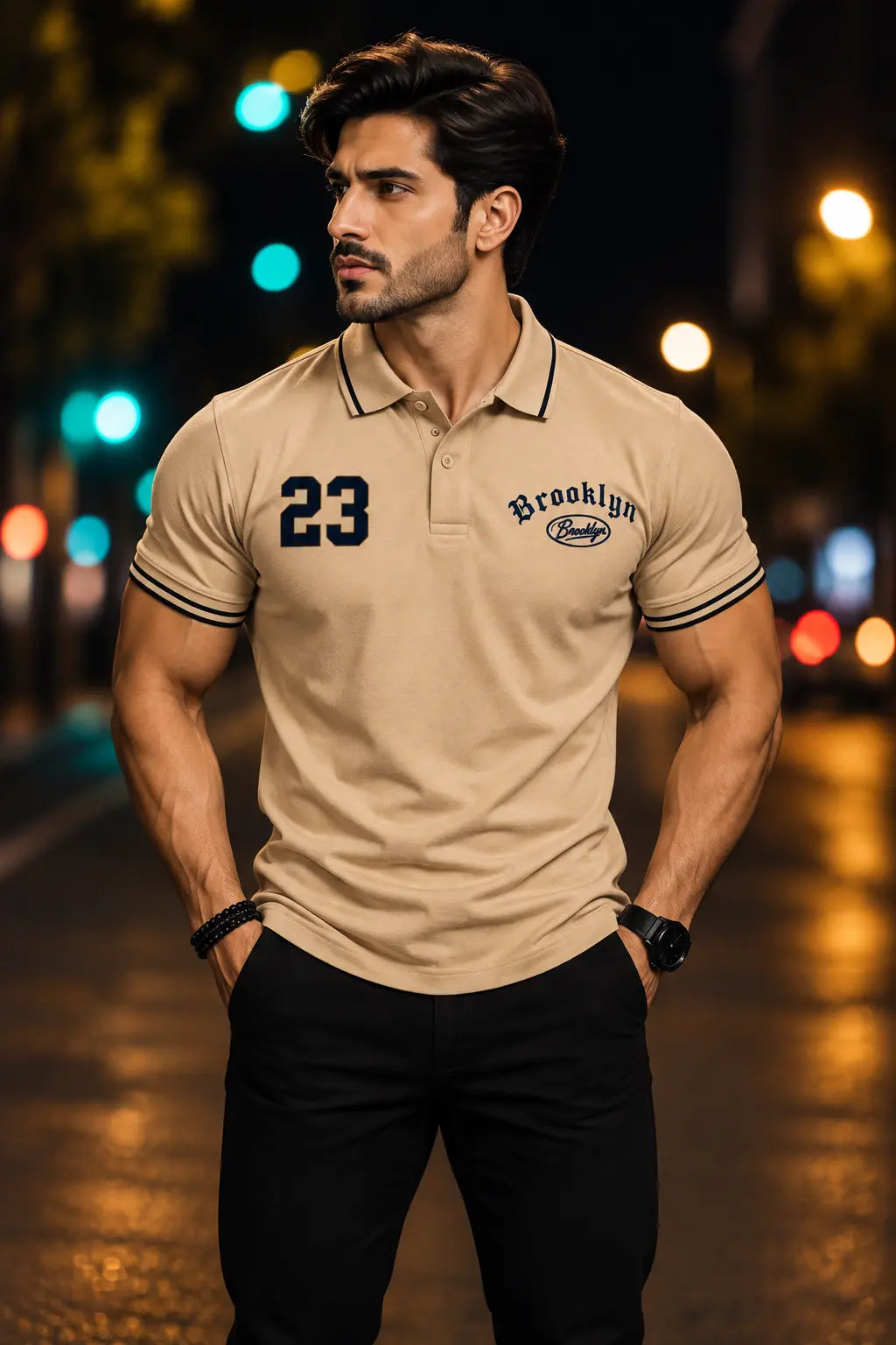 Brooklyn Beige Polo The Divine Shop