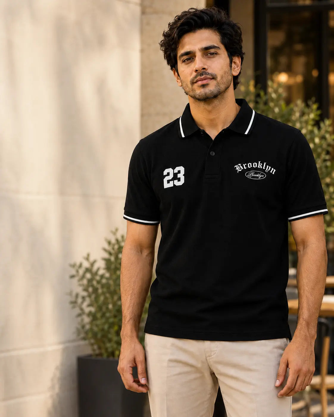 Brooklyn Black Polo
