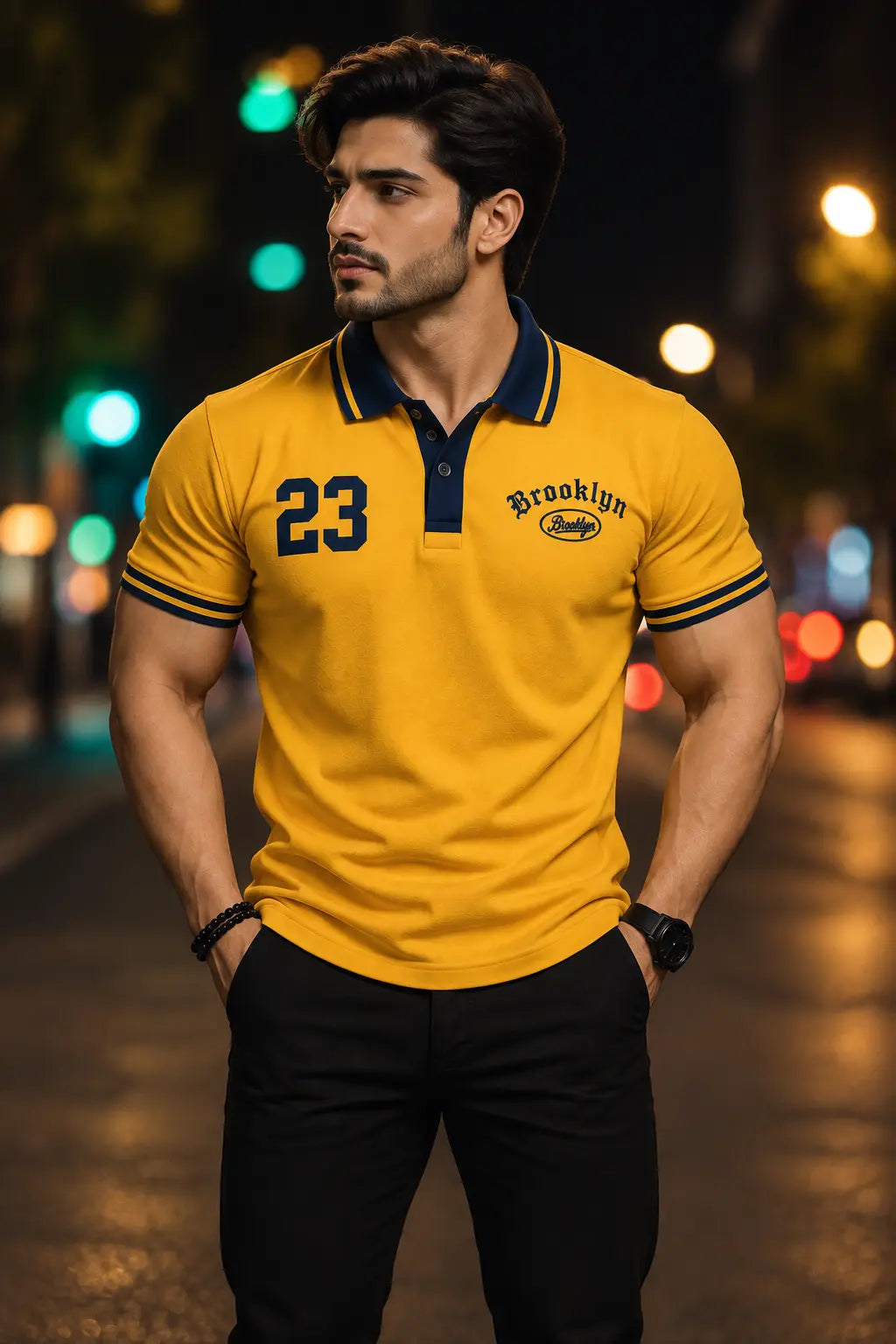 Brooklyn Mustard Polo The Divine Shop