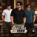 Bundle of 2 –Men’s Slim Fit Henley T-Shirt The Divine Shop
