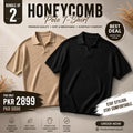 Bundles of 2 –Men’s Honeycomb Polo T-Shirt