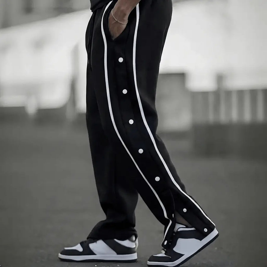 Button stripe Aestehtic Trouser