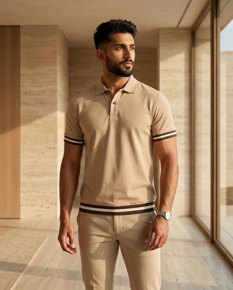 Classic Fit Half Sleeves Polo T-Shirt for Men The Divine Shop
