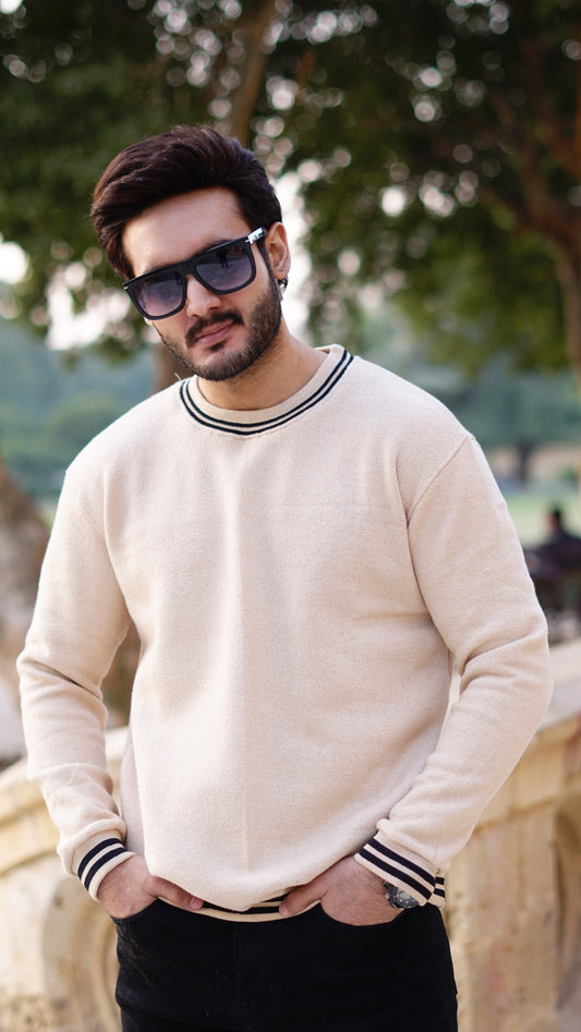 Twist Yarn Sweatshirts - Stylish & Comfortable Melanic Golden | The Divine Shop - Premium Sweatshirts from The Divine Shop - Just Rs.1699! Shop now at The Divine Shop