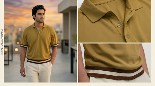 Classic Fit Half Sleeves Polo T-Shirt for Men