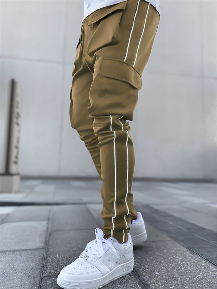 Hip Hop Mens Cargo Pants (Brown)