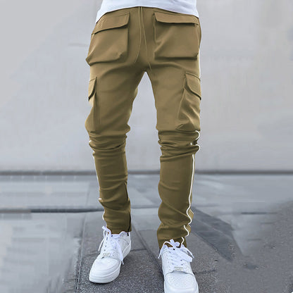 Hip Hop Mens Cargo Pants (Brown)