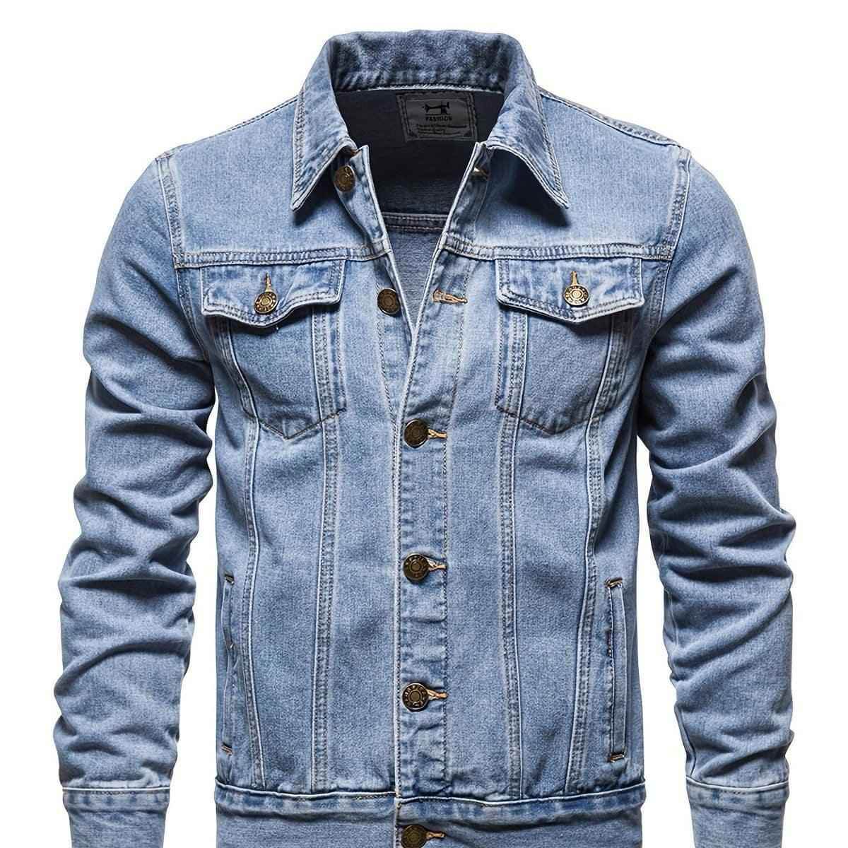 Ice blue denim jacket - Premium Denim jacket from The Divine Shop - Just Rs.3999! Shop now at The Divine Shop