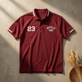 Maroon manfinity homme polo shirt - The Divine Shop