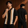 Mens double decker polo shirt