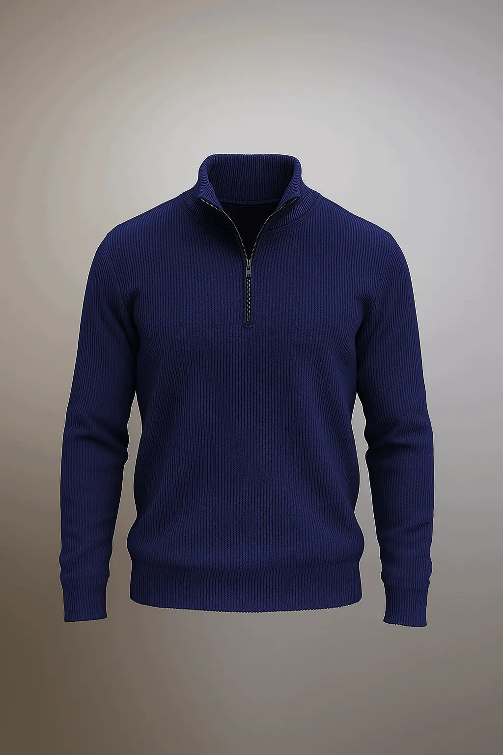 Mens half zipper knitted long sleeves shirts - Premium Sweatshirts from The Divine Shop - Just Rs.1899! Shop now at The Divine Shop