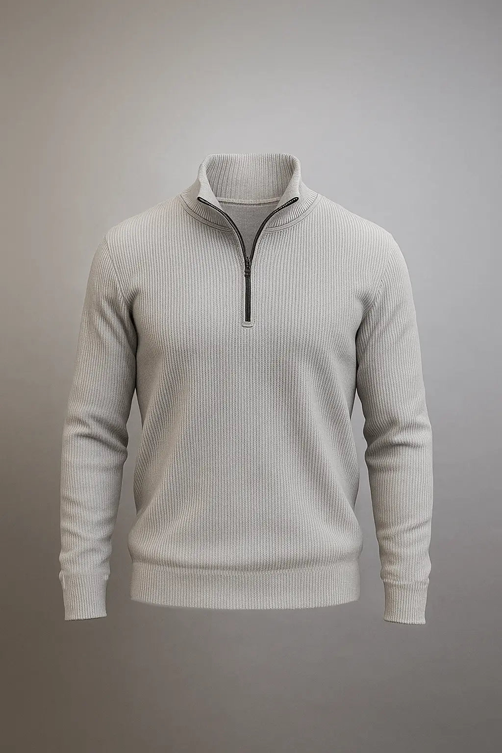 Mens half zipper knitted long sleeves shirts - Premium Sweatshirts from The Divine Shop - Just Rs.1899! Shop now at The Divine Shop
