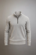 Mens half zipper knitted long sleeves shirts - Premium Sweatshirts from The Divine Shop - Just Rs.1899! Shop now at The Divine Shop
