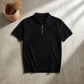 Mens zipper polo shirt The Divine Shop