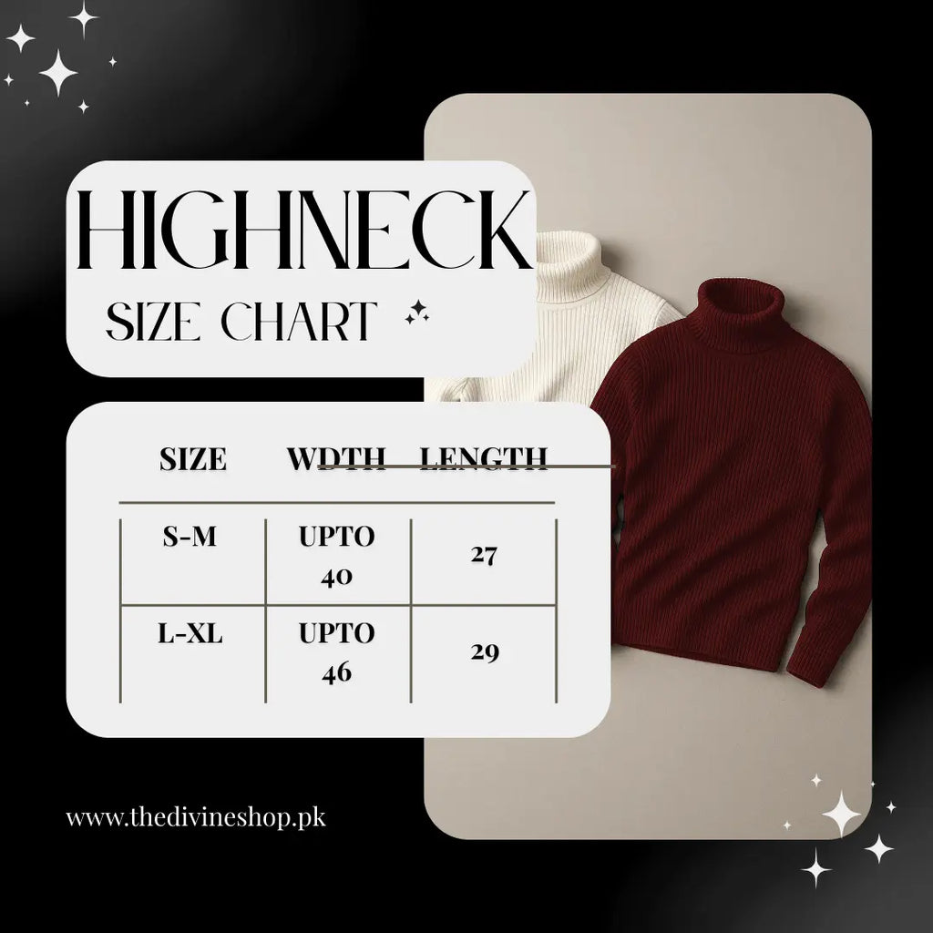 OverSize Bundles Of 5 Basic High Neck - Premium High Neck from My Store - Just Rs.5999! Shop now at The Divine Shop