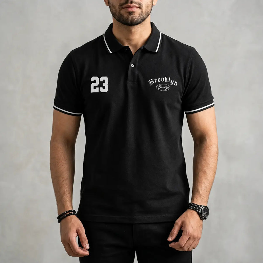 Premium Men’s Polo T-Shirt in Pakistan – Smart Casual Style (Black)