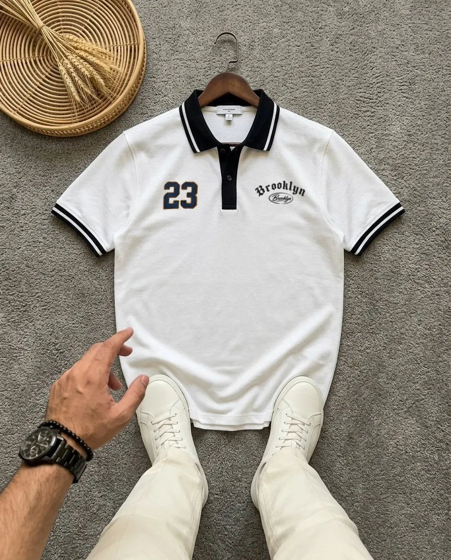 Premium Men’s Polo T-Shirt in Pakistan – Smart Casual Style (White)