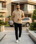 Premium Men’s Polo T-Shirt in Pakistan – Smart Casual Style (beige)