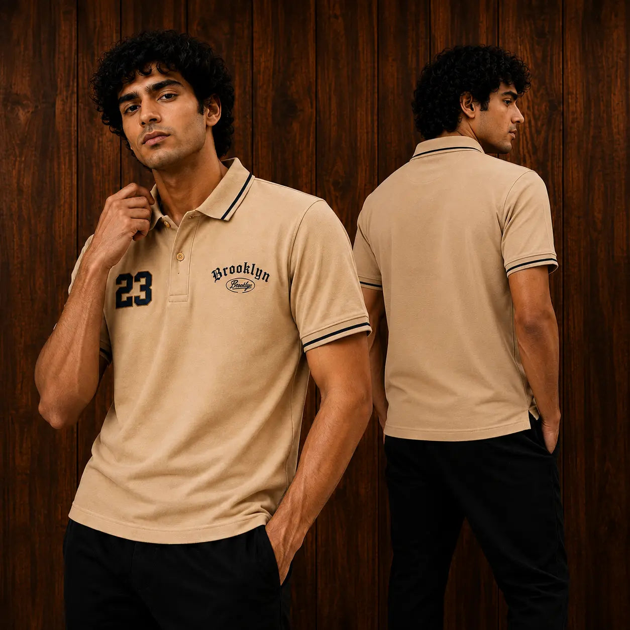 Premium Men’s Polo T-Shirt in Pakistan – Smart Casual Style (beige)