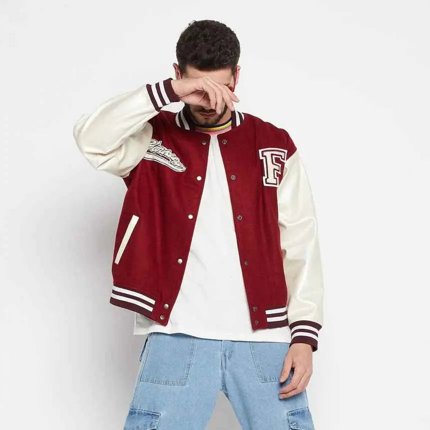 Surprise Box Varsity Baseball Jacket – Stylish & Functional by The Divine Shop - Premium Baseball Jacket from The Divine Shop - Just Rs.1999! Shop now at The Divine Shop