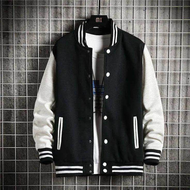 Three varsity baseball jackets casual outings - Premium  from The Divine Shop - Just Rs.6000! Shop now at The Divine Shop