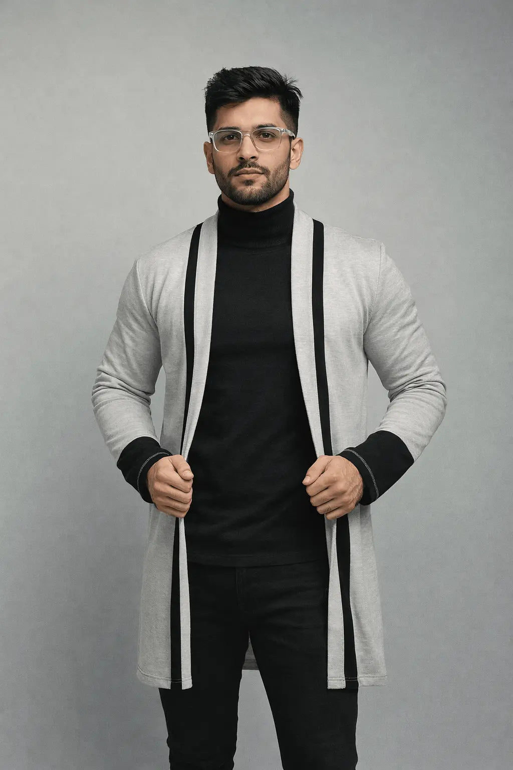 Turkish Style Contras Style Epsom Coat - The Divine Shop