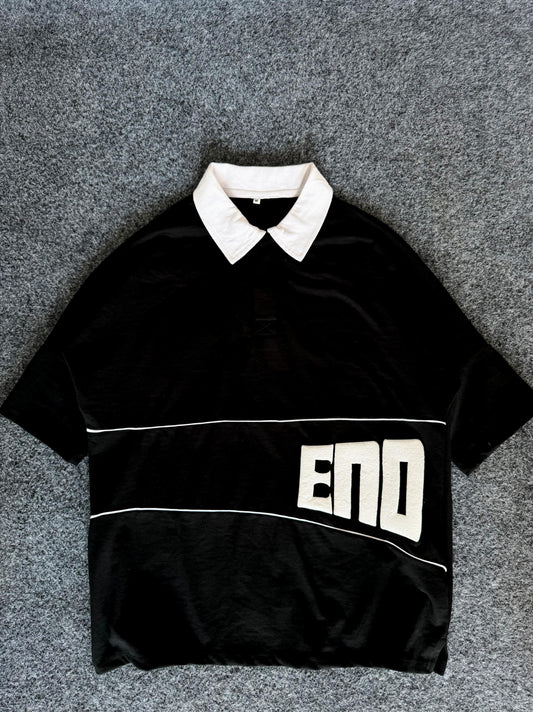 Black End Endition Sprint polo T-Shirt Oversize