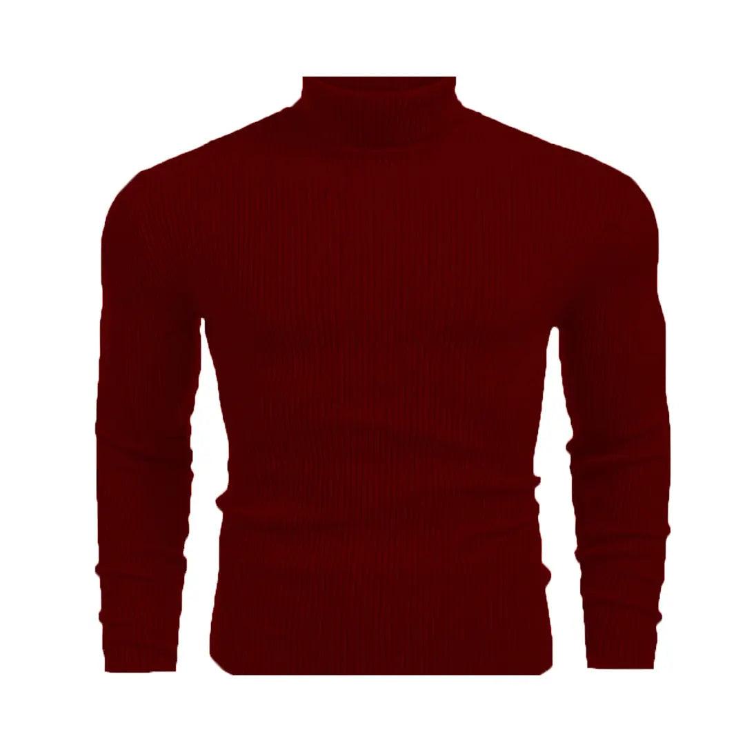 Basic Maroon High neck - Premium High Neck from My Store - Just Rs.1999! Shop now at The Divine Shop