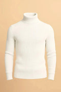 Basic white high neck turtleneck sweater - Premium High Neck from My Store - Just Rs.1999! Shop now at The Divine Shop