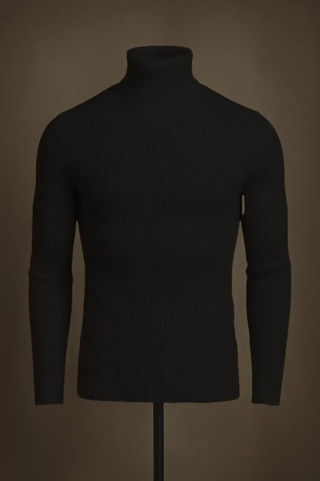 Black basic high neck turtleneck sweater - Premium High Neck from My Store - Just Rs.1999! Shop now at The Divine Shop