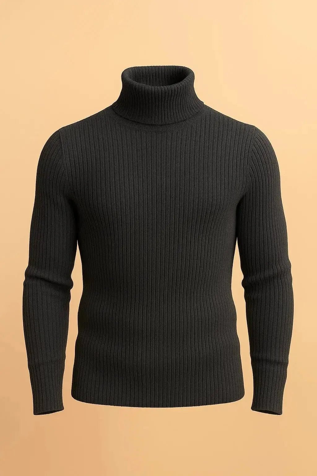 Black basic high neck turtleneck sweater - Premium High Neck from My Store - Just Rs.1999! Shop now at The Divine Shop
