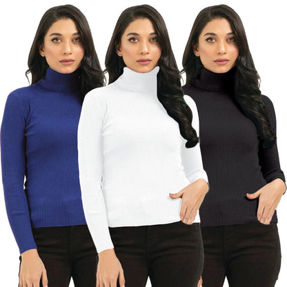 Bundles Of 3 Turtle Necks - The Divine Shop