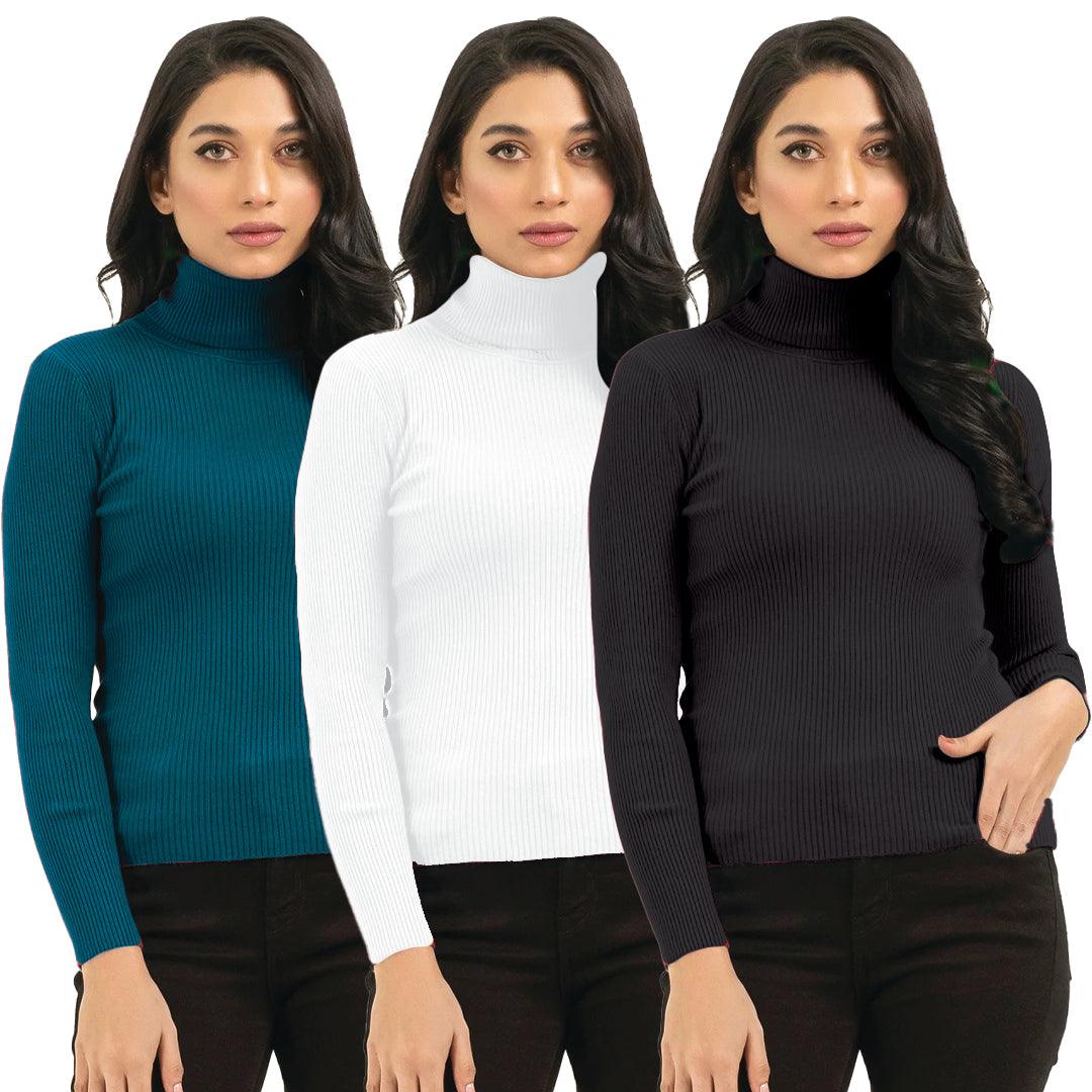 Bundles Of 3 Turtle Necks - The Divine Shop