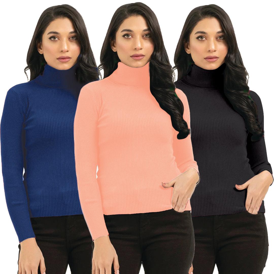 Bundles Of 3 Turtle Necks - The Divine Shop