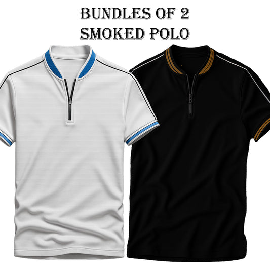Bundles of 2 Smoked Polo (Black & White)