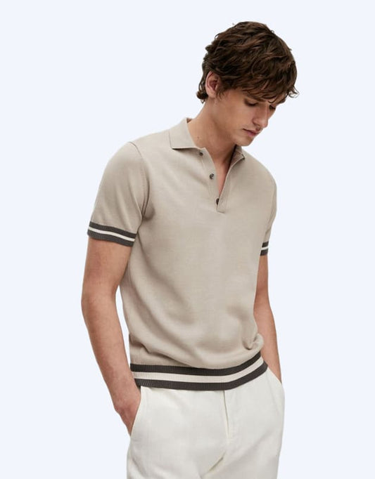 Classic Fit Half Sleeves Polo T-Shirt for Men - The Divine Shop