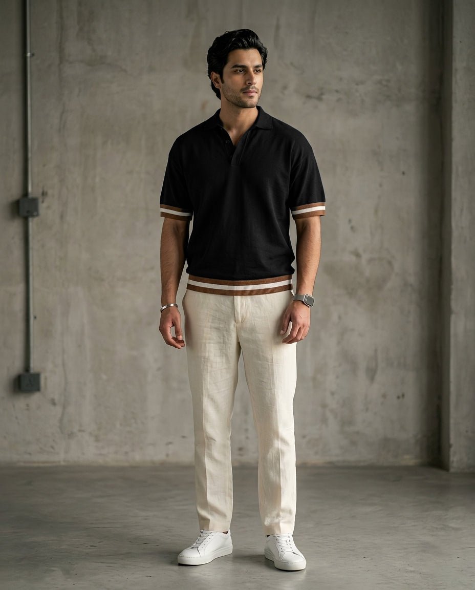 Classic Fit Half Sleeves Polo T-Shirt for Men - The Divine Shop