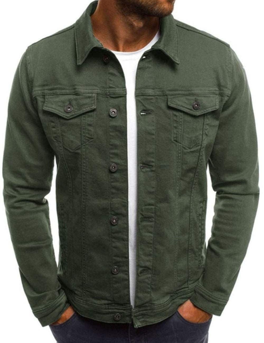 Export Quality Green Denim Jacket